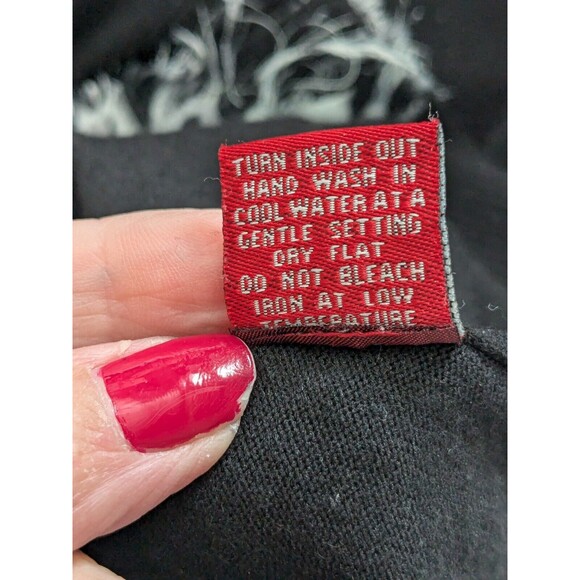 RED Brand Sweater Women's 2X Black V Neck Cardigan 3D Flowers Leopard Chiffon - Picture 11 of 13